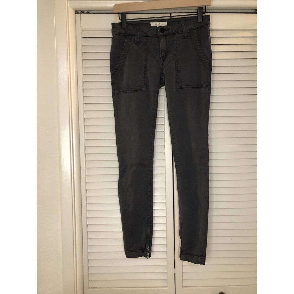 Joie Jeans So Real Skinny Zip Ankle Women’s Size 26 Pockets Cargo